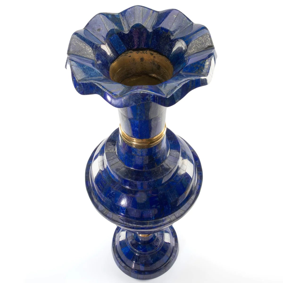 Lapis Lazuli Vase from Afghanistan - 29.5 17 lbs - Xformerz