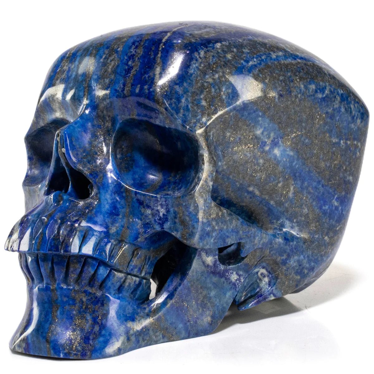 Lapis Skull Carving 7" / 3,731g - Xformerz