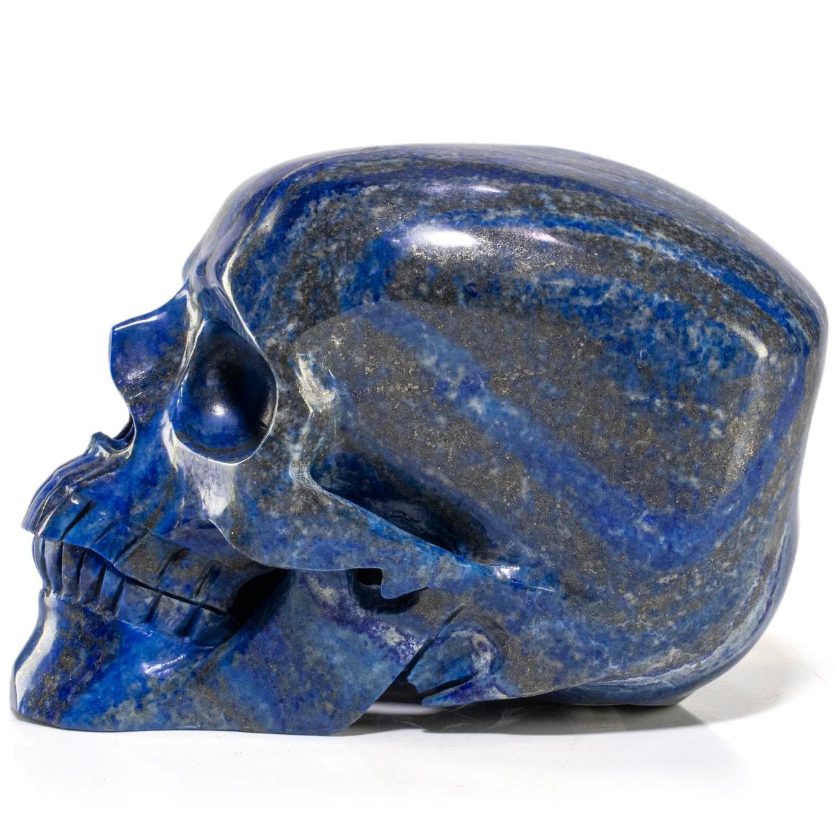 Lapis Skull Carving 7" / 3,731g - Xformerz