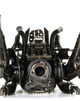 Megatron Head Inspired Recycled Metal Art Sculpture - Xformerz