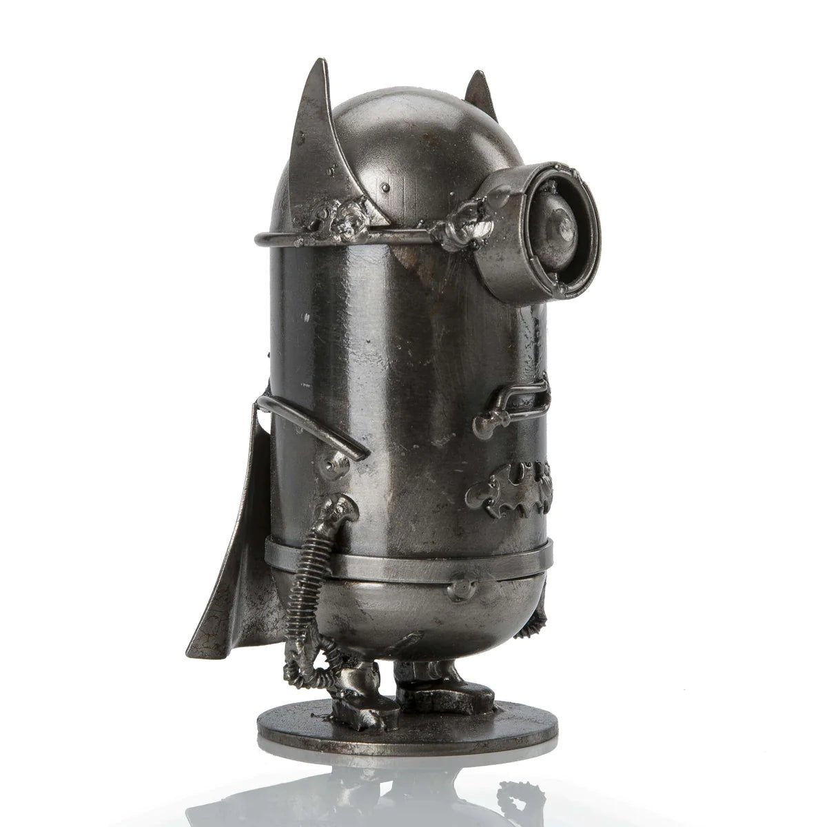 Minion Batman Inspired Recycled Metal Sculpture - Xformerz