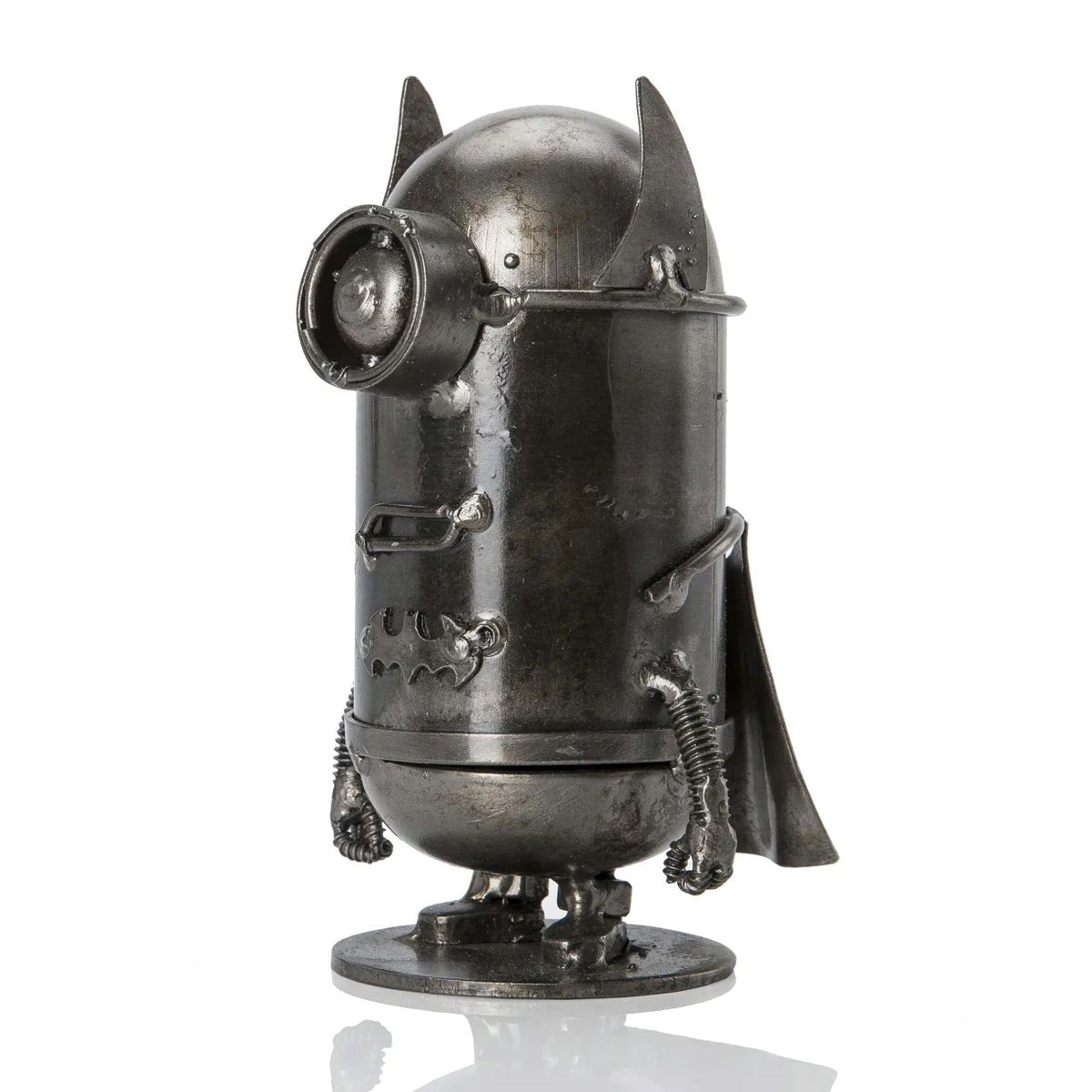 Minion Batman Inspired Recycled Metal Sculpture - Xformerz