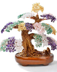 Multi-Gemstone Bonsai Tree of Life with 1,251 Natural Gemstones - Xformerz