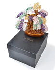 Multi-Gemstone Bonsai Tree of Life with 1,251 Natural Gemstones - Xformerz