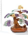 Multi-Gemstone Bonsai Tree of Life with 1,251 Natural Gemstones - Xformerz