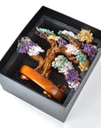 Multi-Gemstone Bonsai Tree of Life with 1,251 Natural Gemstones - Xformerz