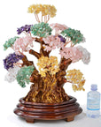 Multi-Gemstone Tree of Life Centerpiece with over 2,000 Natural Stones - Xformerz