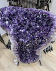 Natural Brazilian Amethyst Crystal Geode on Custom Stand - in 237 lbs - Xformerz