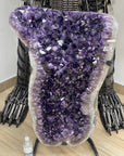 Natural Brazilian Amethyst Crystal Geode on Custom Stand - in 237 lbs - Xformerz