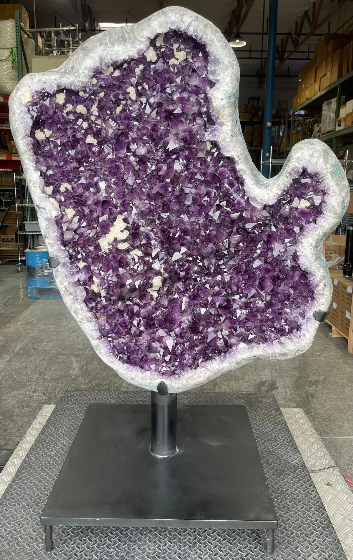 Natural Brazilian Amethyst Geode - 70 in 803 lbs - Xformerz