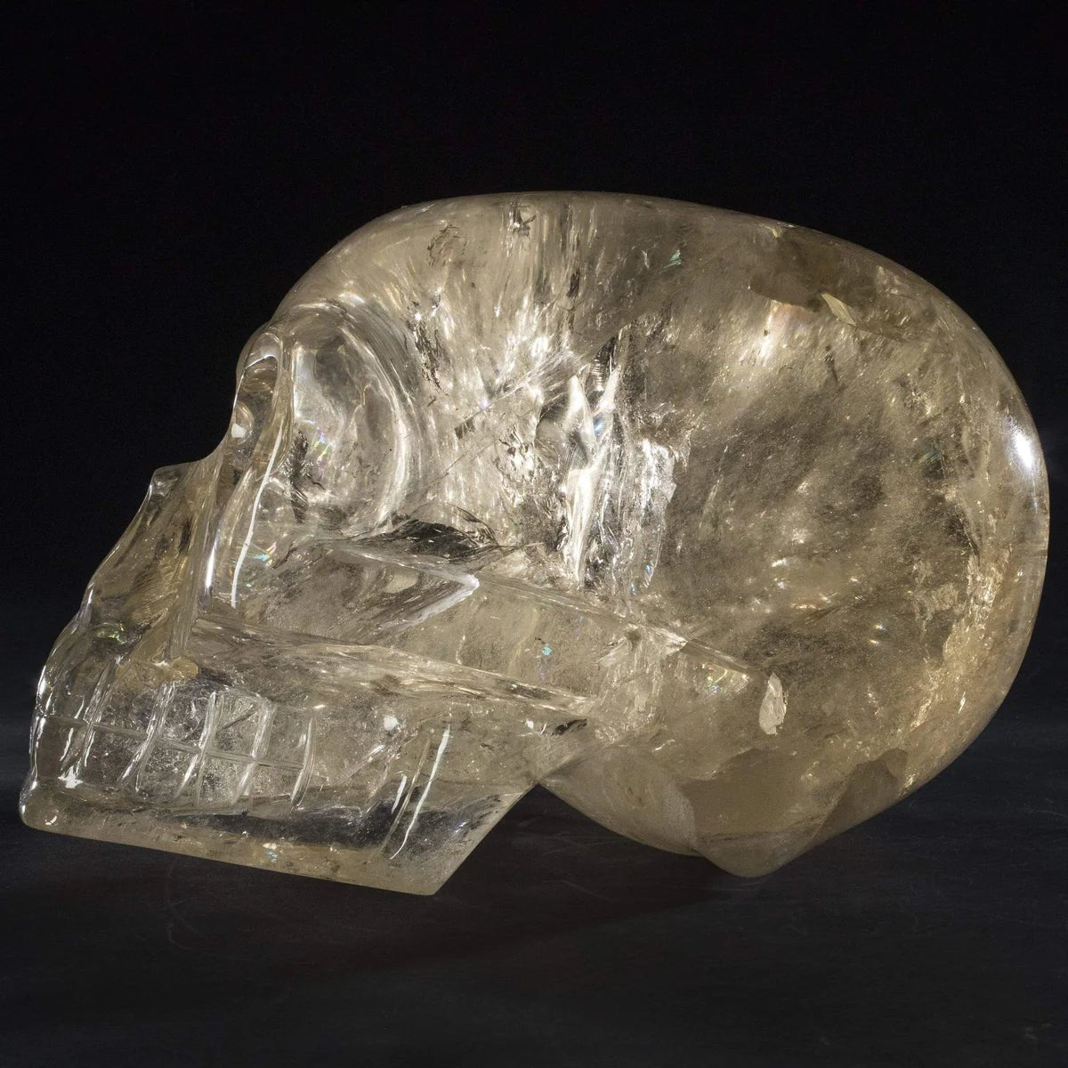 Natural Brazilian Citrine Hand Carved Skull - 26 kg - Xformerz