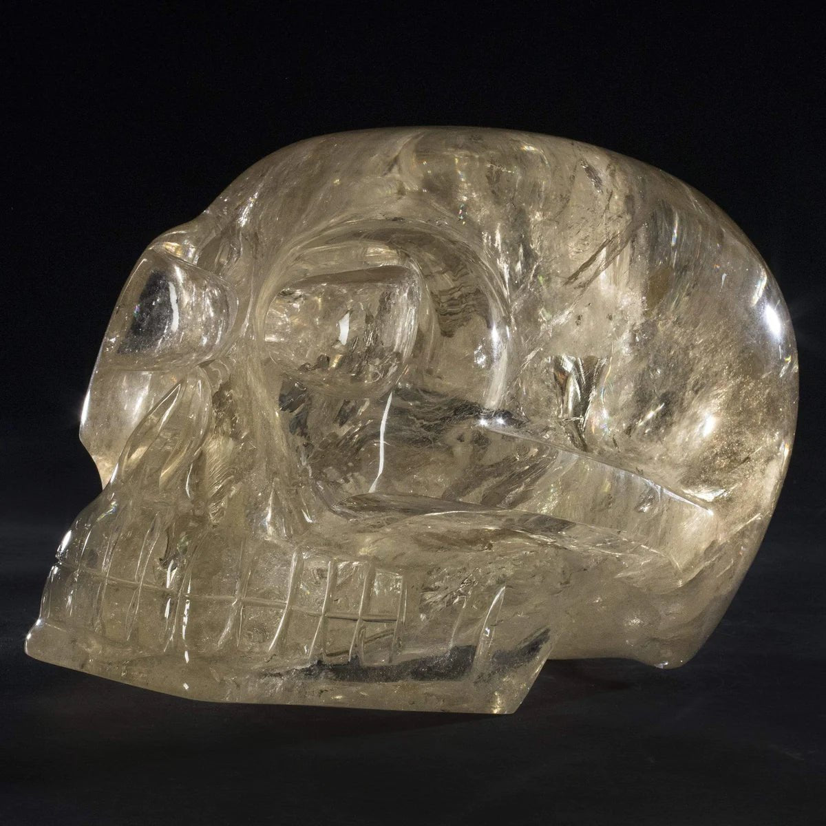 Natural Brazilian Citrine Hand Carved Skull - 26 kg - Xformerz