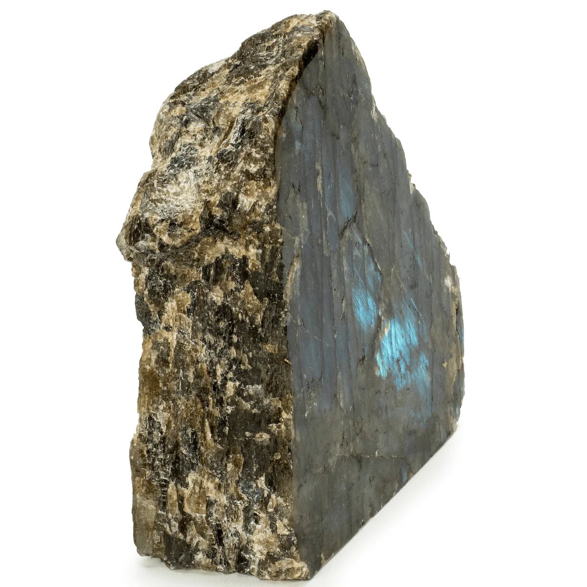 Natural Freeform Labradorite Cut Base from Madagascar - 1,100 grams - Xformerz