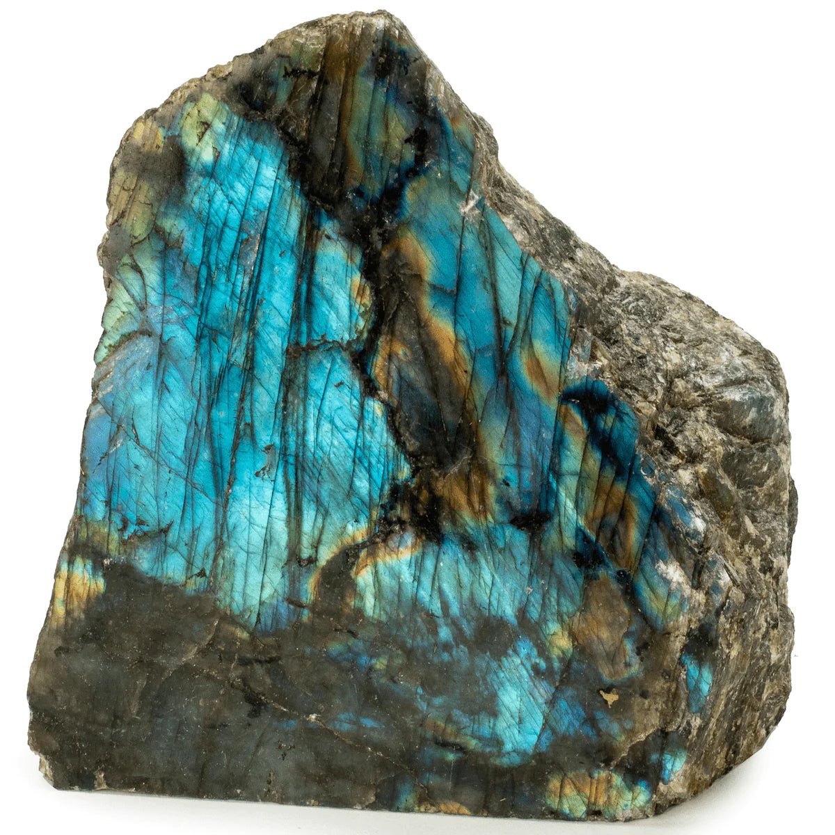 Natural Freeform Labradorite Cut Base from Madagascar - 1,100 grams - Xformerz