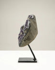 Natural Uruguayan Amethyst Geode on Custom Stand - 11 in 5 kg - Xformerz