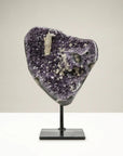 Natural Uruguayan Amethyst Geode on Custom Stand - 11 in 5 kg - Xformerz