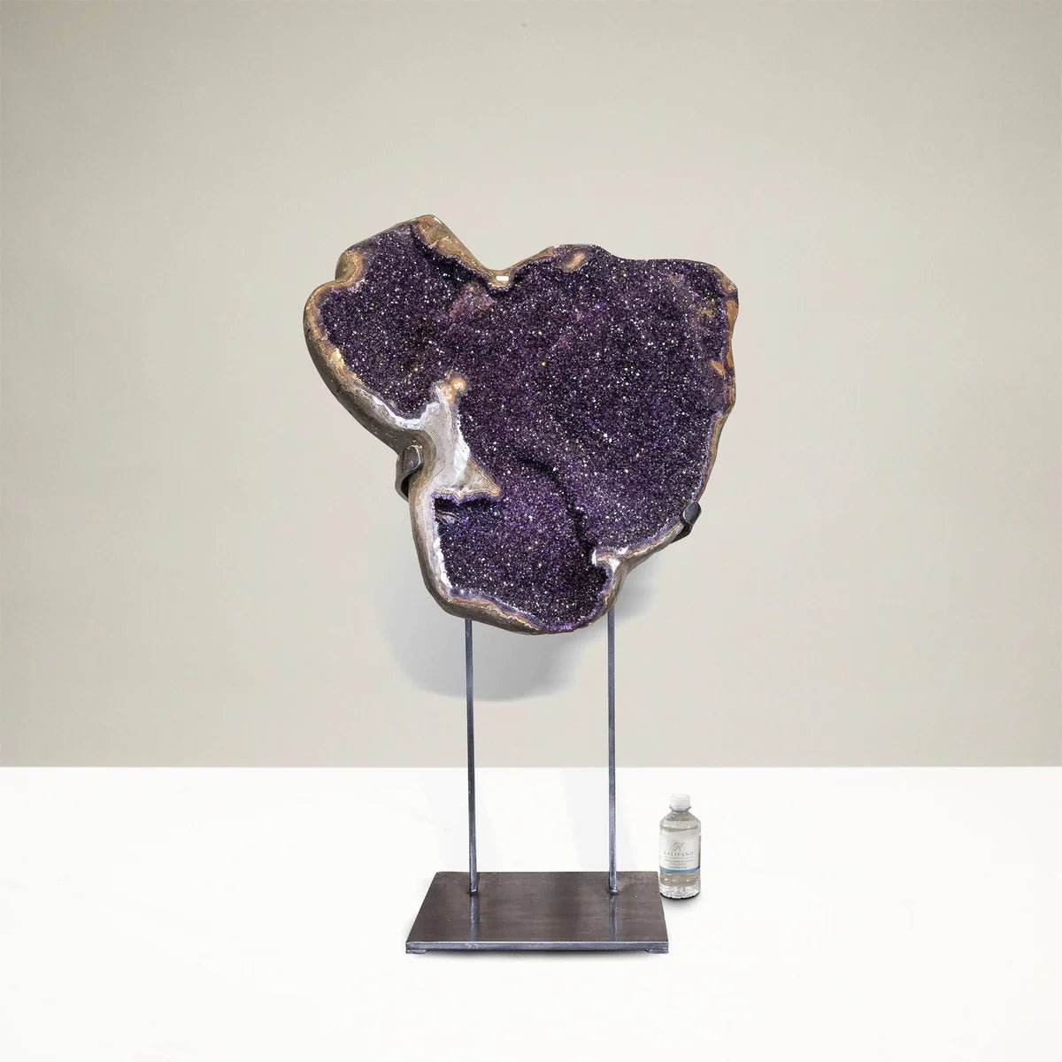 Natural Uruguayan Amethyst Geode on Custom Stand - 45 in 240 lbs - Xformerz