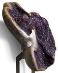 Natural Uruguayan Amethyst Geode on Custom Stand - 45 in 240 lbs - Xformerz