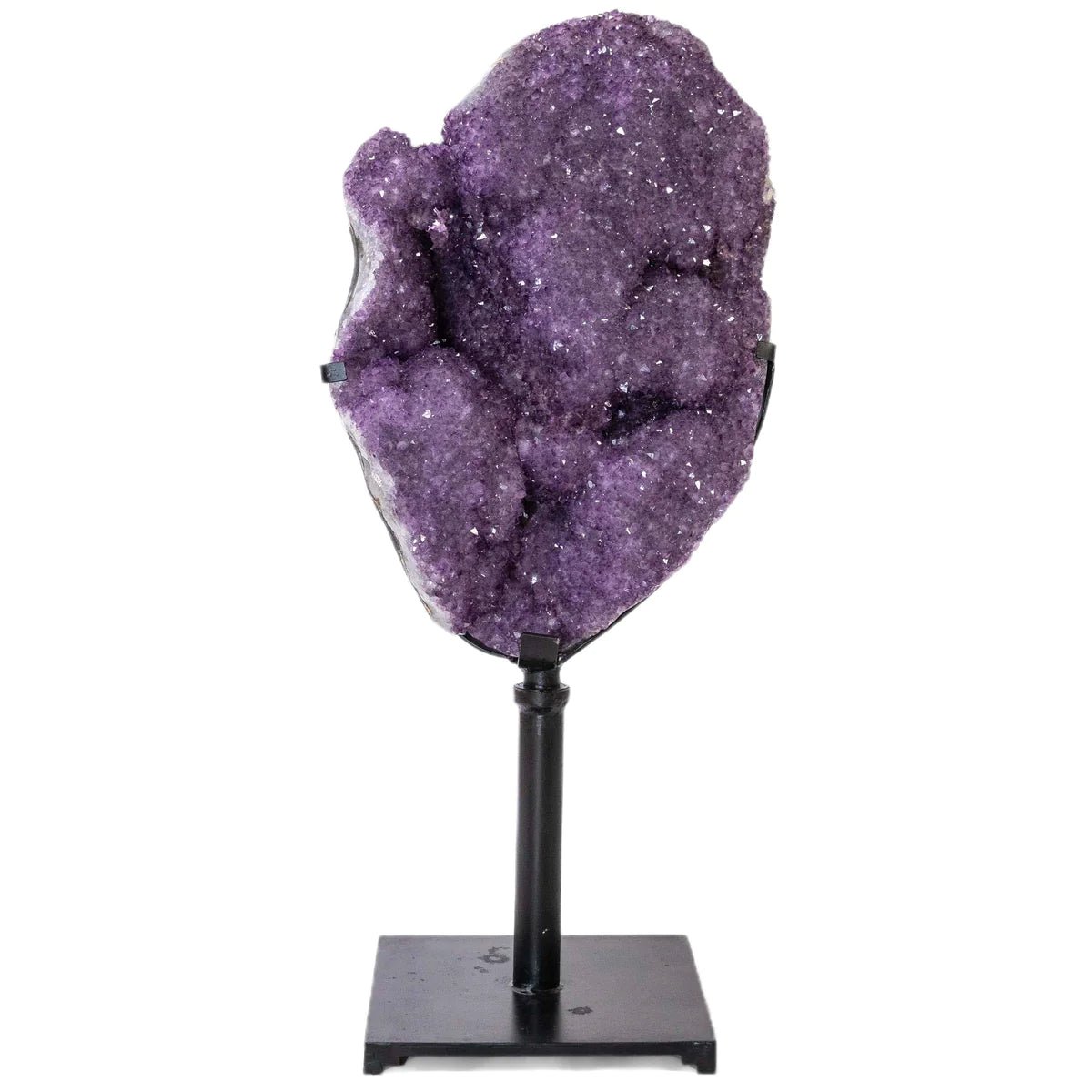 Natural Uruguayan Amethyst Geode on Custom Stand - 53 in 359 lbs - Xformerz