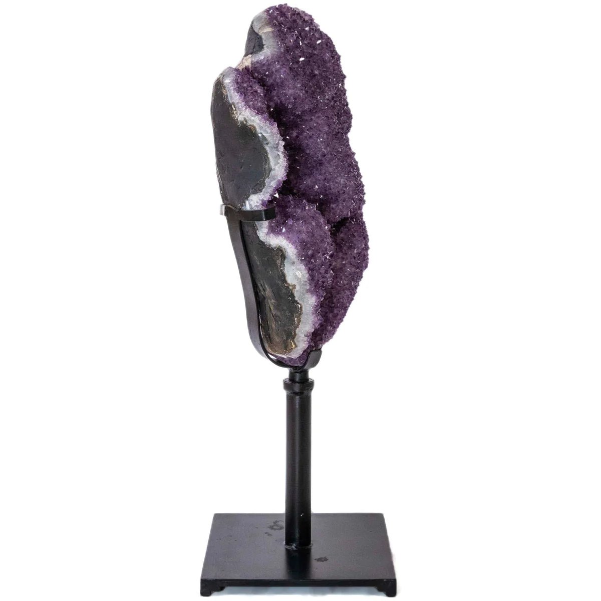 Natural Uruguayan Amethyst Geode on Custom Stand - 53 in 359 lbs - Xformerz