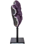 Natural Uruguayan Amethyst Geode on Custom Stand - 53 in 359 lbs - Xformerz