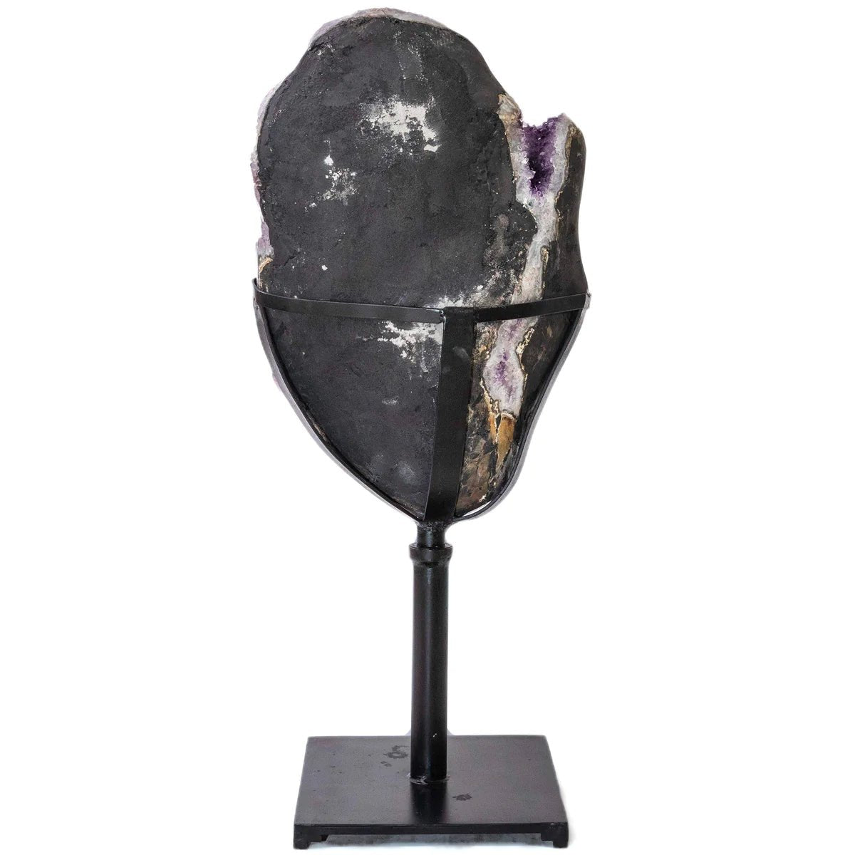 Natural Uruguayan Amethyst Geode on Custom Stand - 53 in 359 lbs - Xformerz