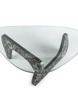 Noguchi Inspired Recycled Metal Art Table - Xformerz