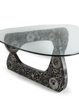 Noguchi Inspired Recycled Metal Art Table - Xformerz