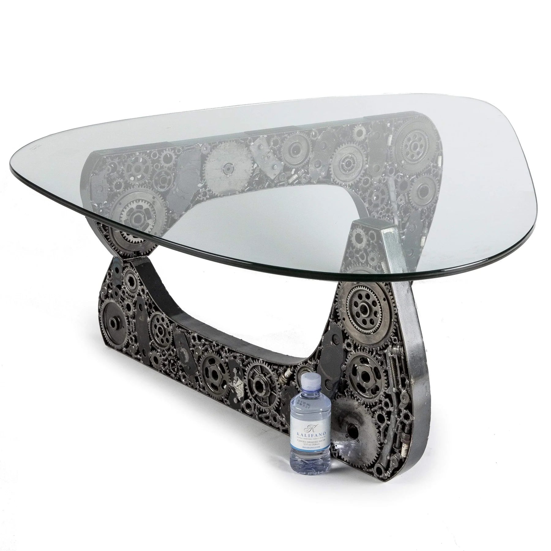 Noguchi Inspired Recycled Metal Art Table - Xformerz