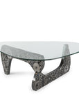 Noguchi Inspired Recycled Metal Art Table - Xformerz