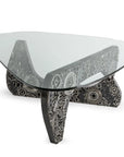 Noguchi Inspired Recycled Metal Art Table - Xformerz