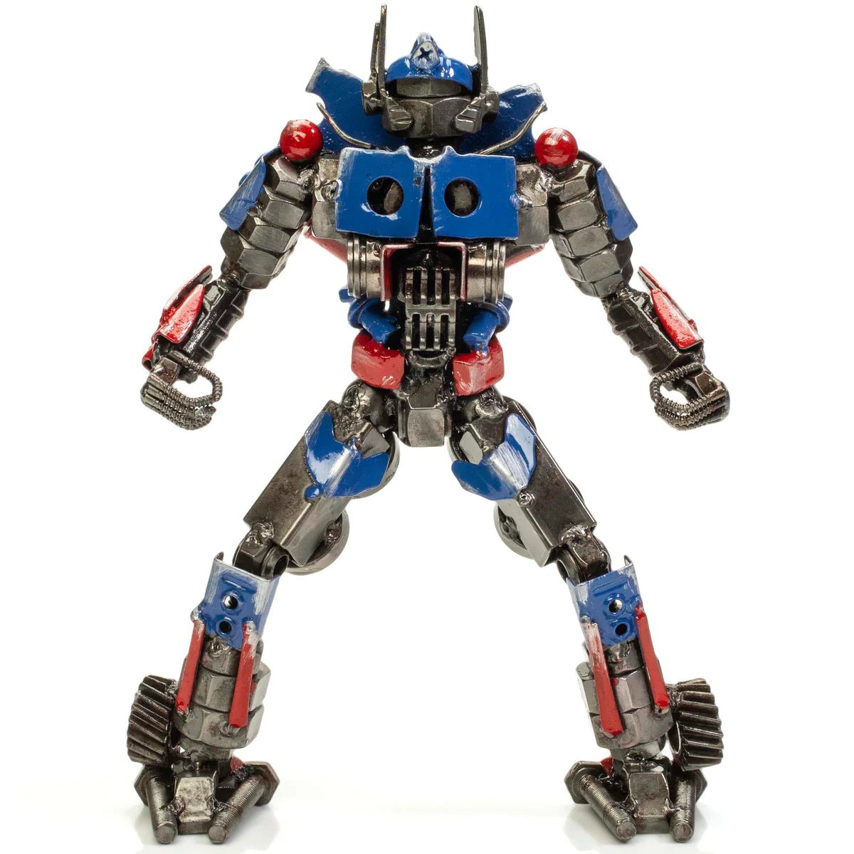 Optimus Prime Inspired Recycled Metal Sculpture Original - Xformerz