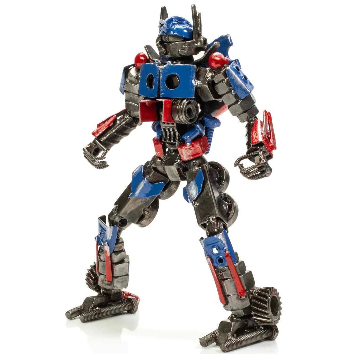 Optimus Prime Inspired Recycled Metal Sculpture Original - Xformerz