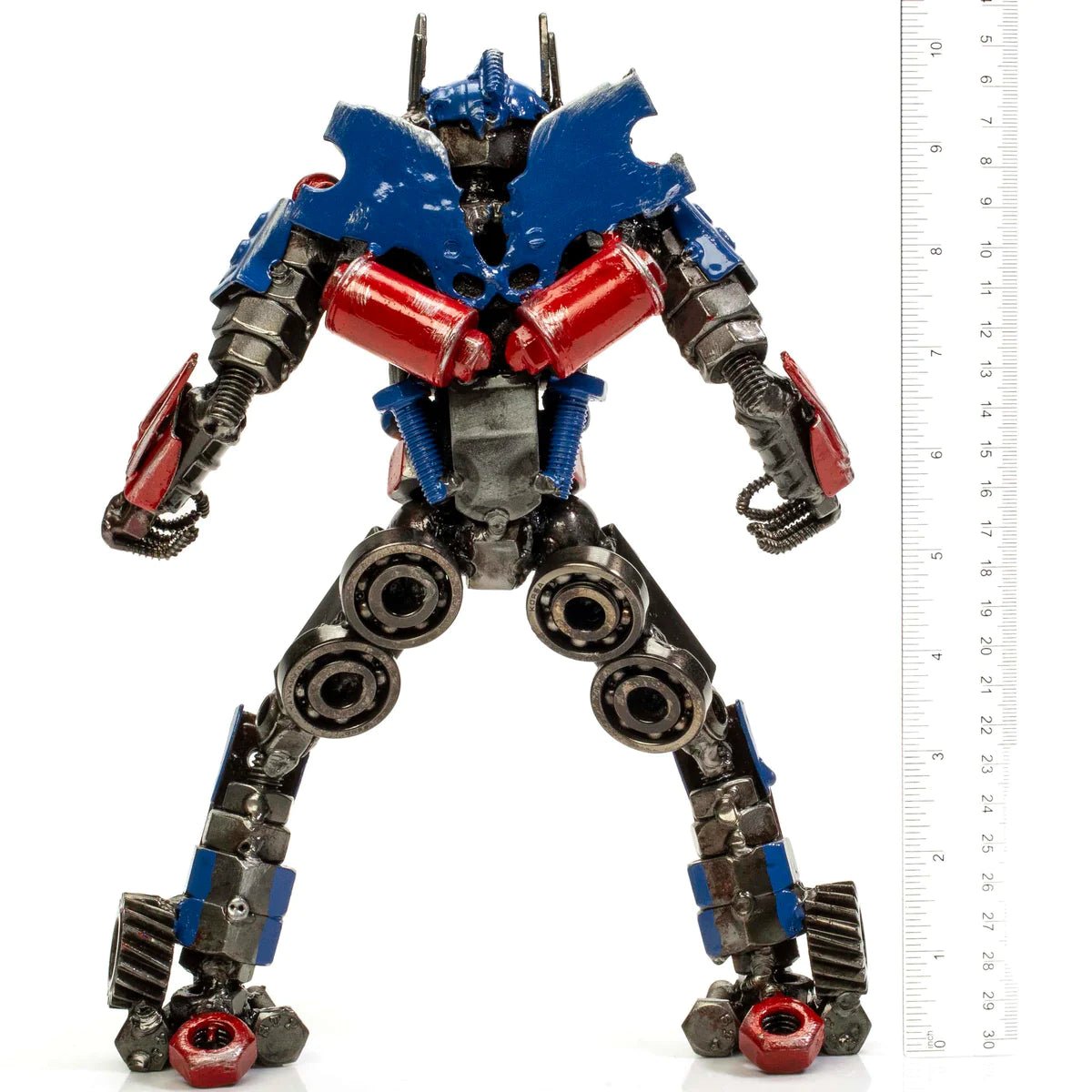 Optimus Prime Inspired Recycled Metal Sculpture Original - Xformerz