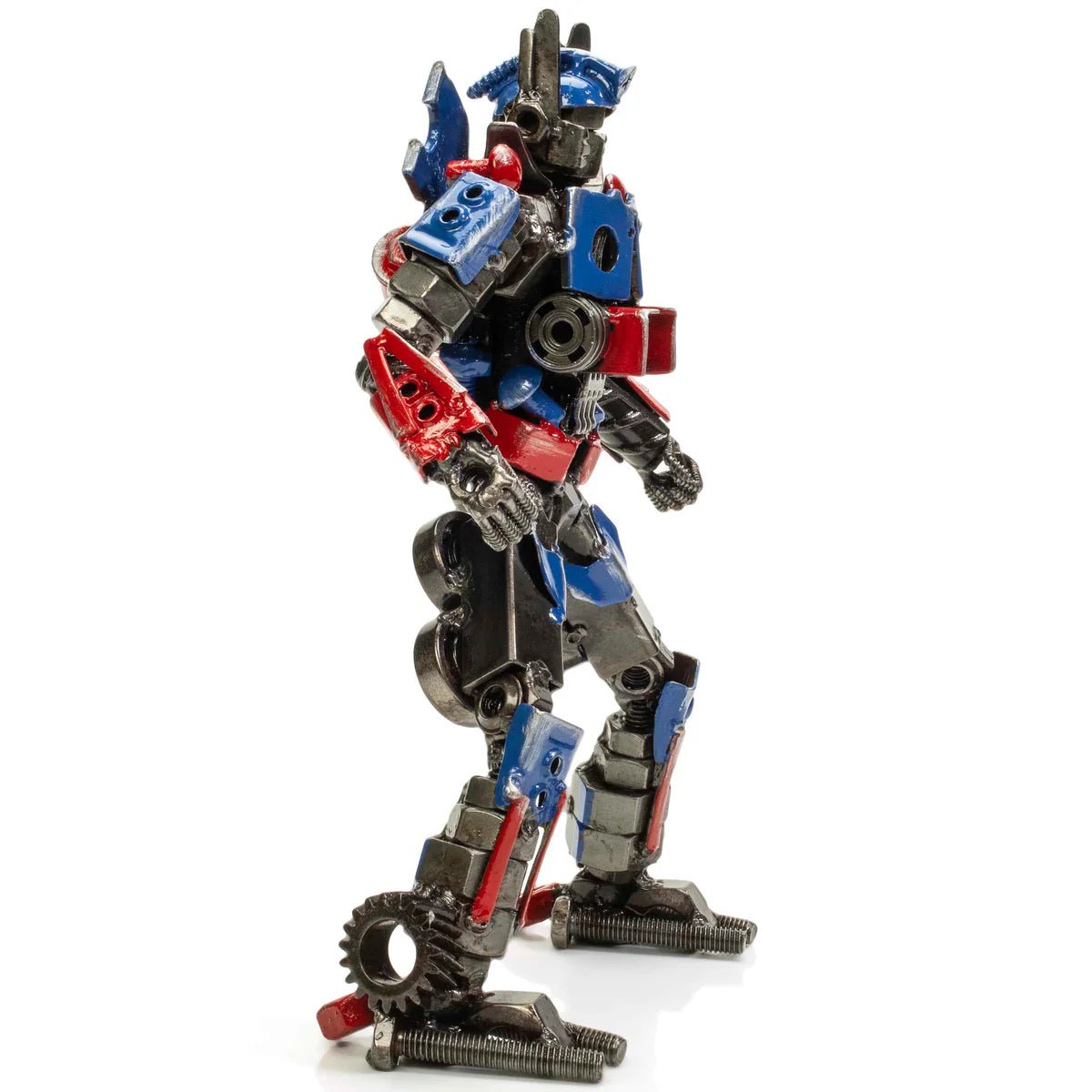 Optimus Prime Inspired Recycled Metal Sculpture Original - Xformerz