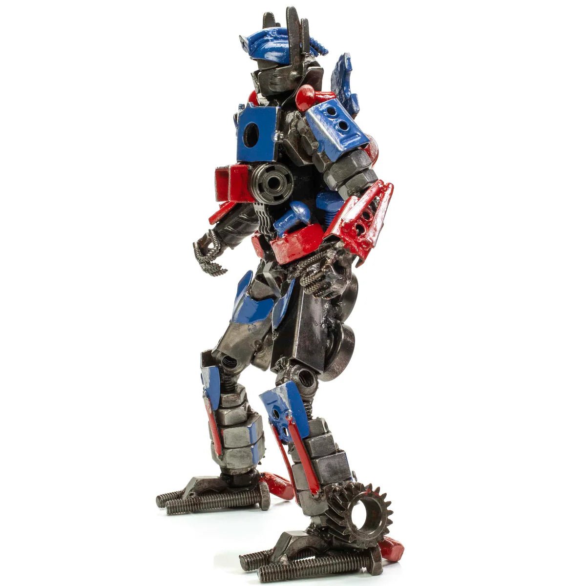 Optimus Prime Inspired Recycled Metal Sculpture Original - Xformerz