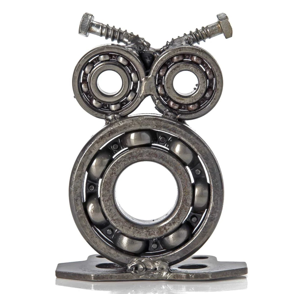 Owl Recycled Metal Sculpture - Xformerz