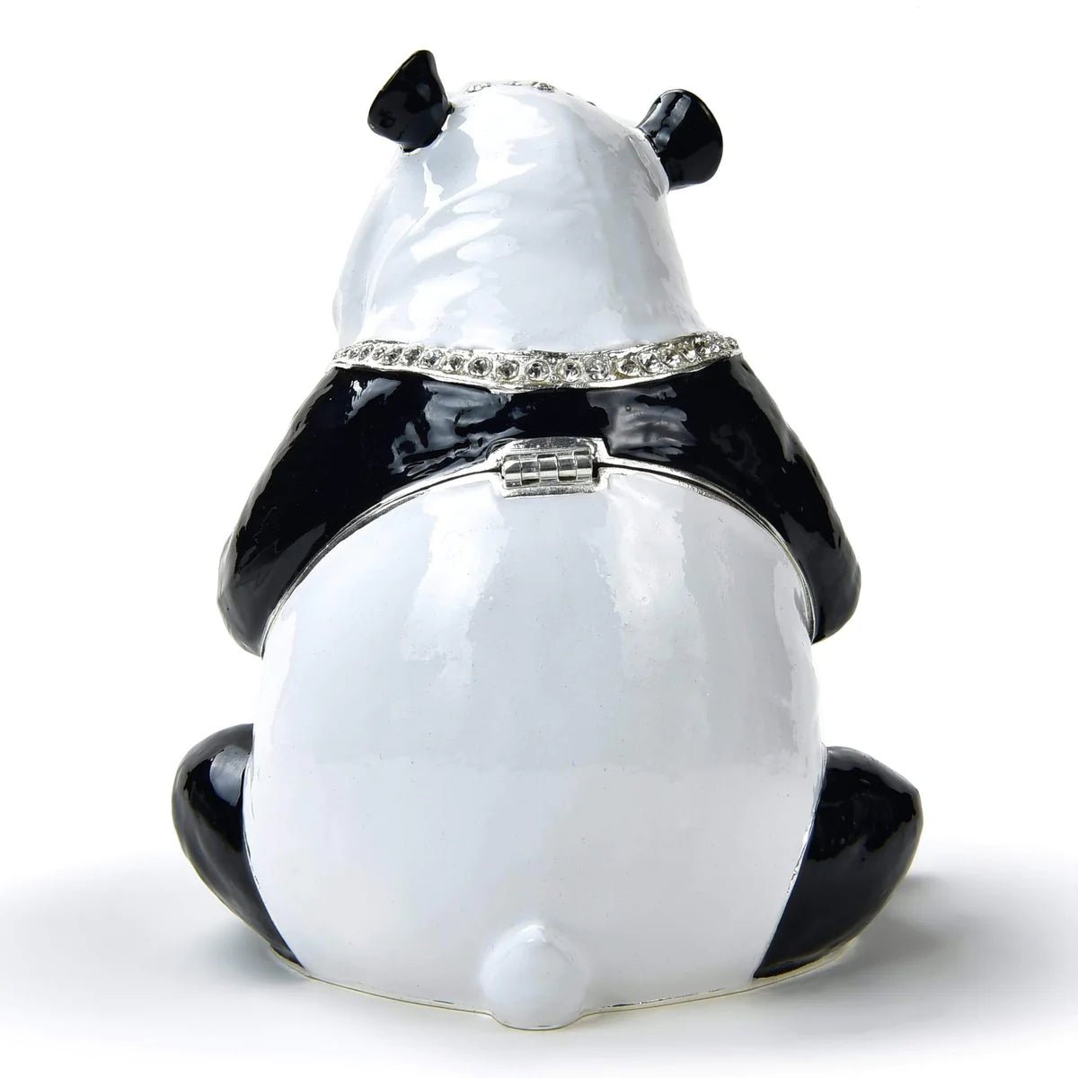 Panda Figurine Keepsake Box made with Crystals - Xformerz