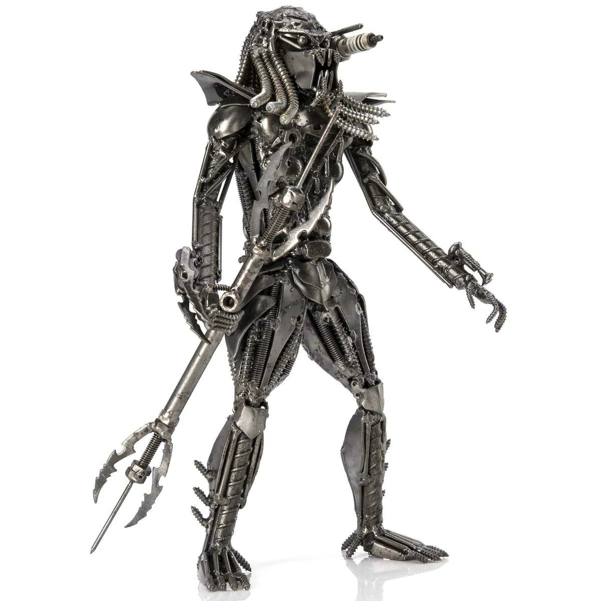 Predator Muscle Inspired Recycled Metal Sculpture - Xformerz