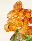 Prosperous Money Tree Crystal Carving - A Symbol of Financial Success and Good Fortune - Xformerz