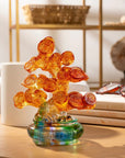 Prosperous Money Tree Crystal Carving - A Symbol of Financial Success and Good Fortune - Xformerz