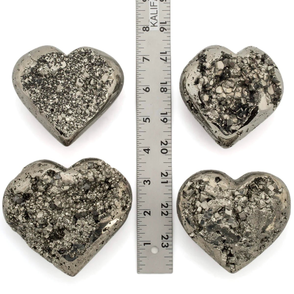 Pyrite Heart Carving 4 550g - Xformerz