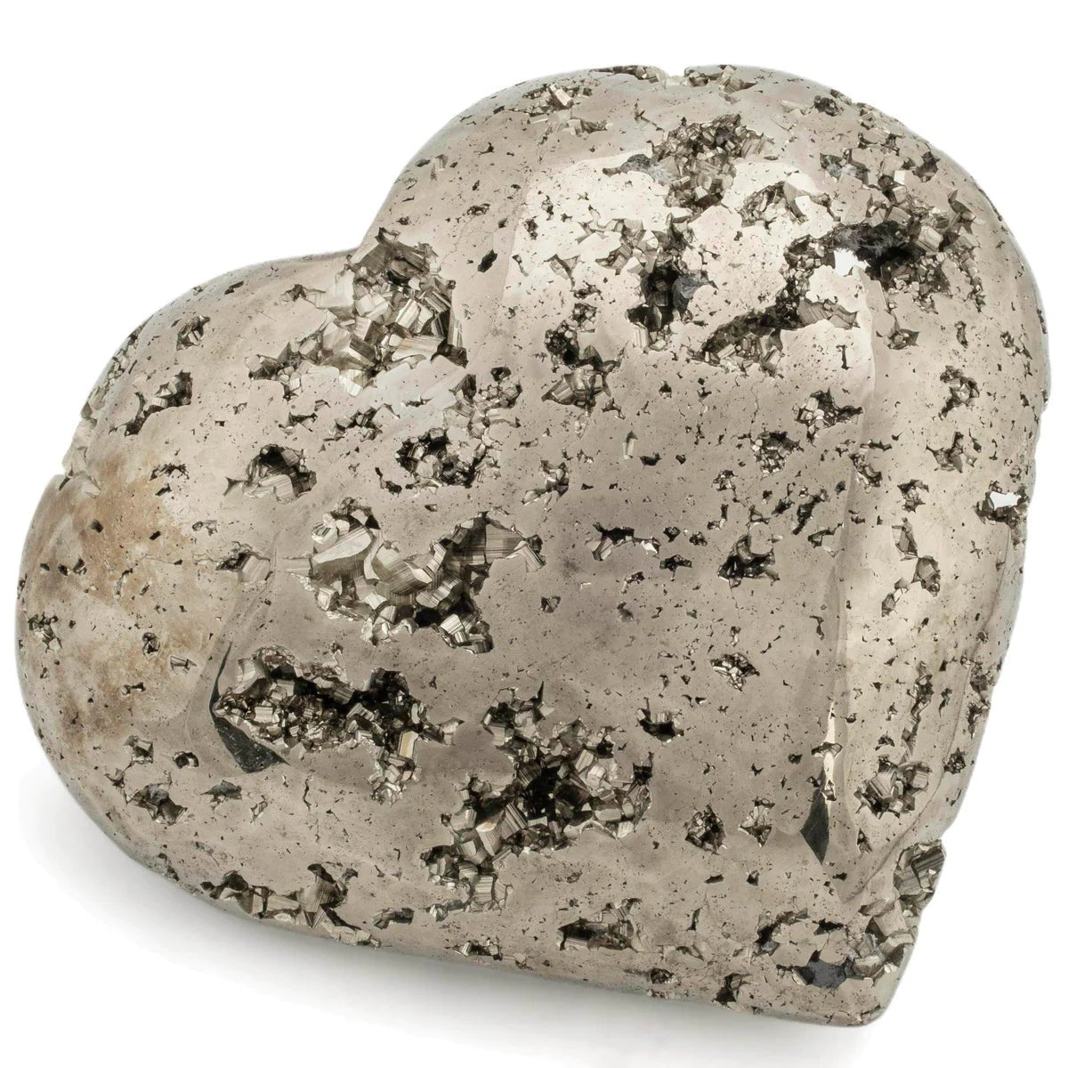 Pyrite Heart Carving 4 550g - Xformerz