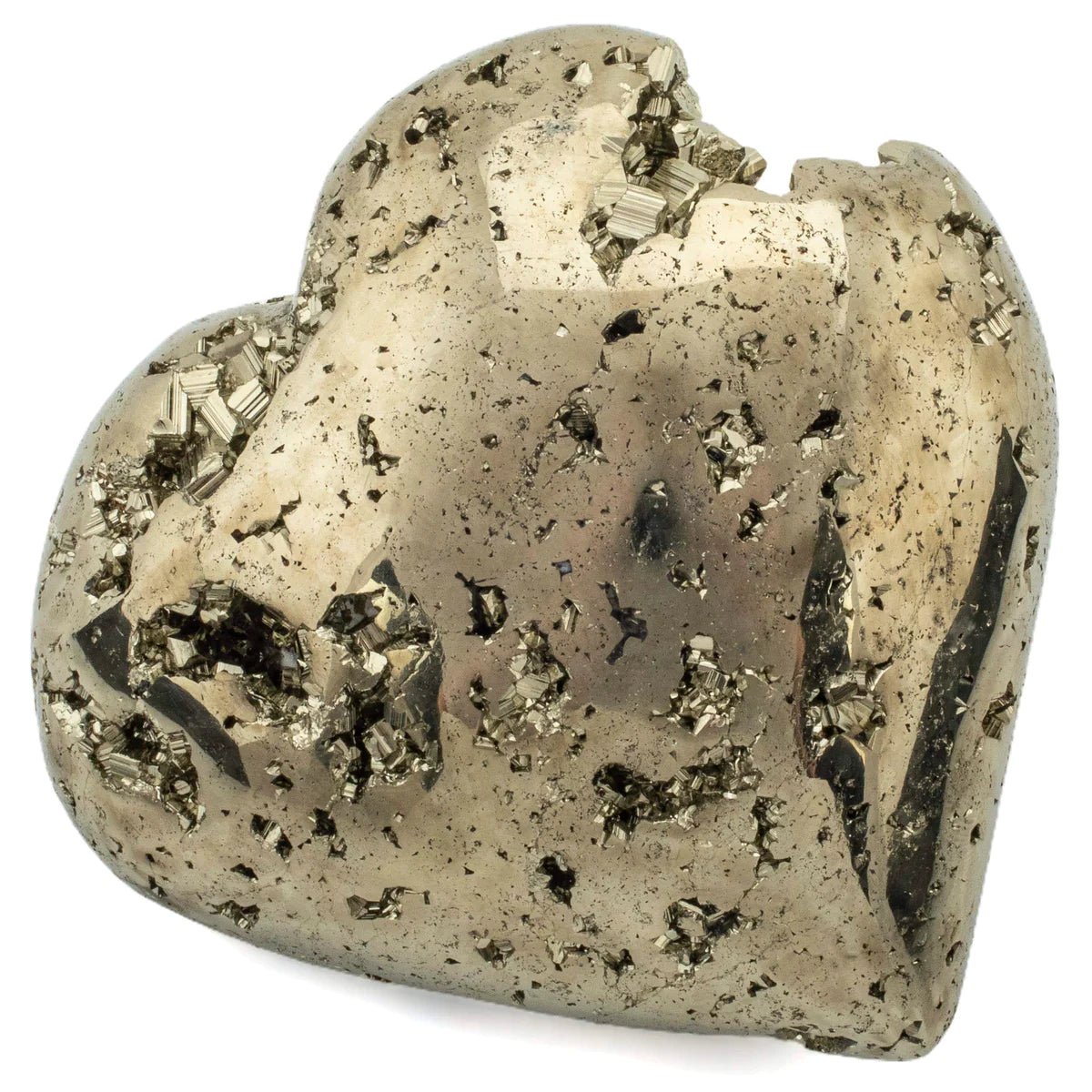 Pyrite Heart Carving 5 700g - Xformerz