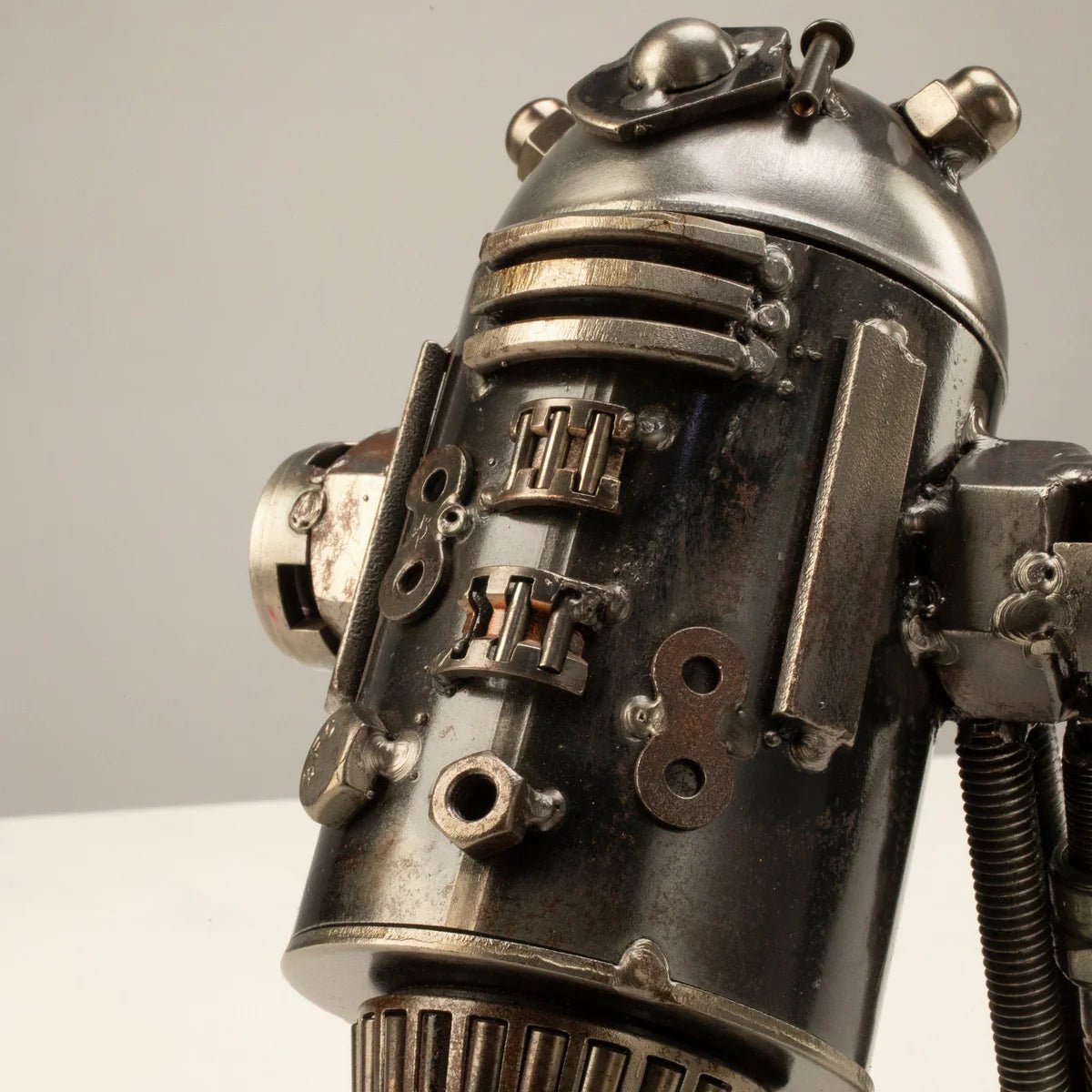 R2D2 Inspired Recycled Metal Sculpture - Xformerz