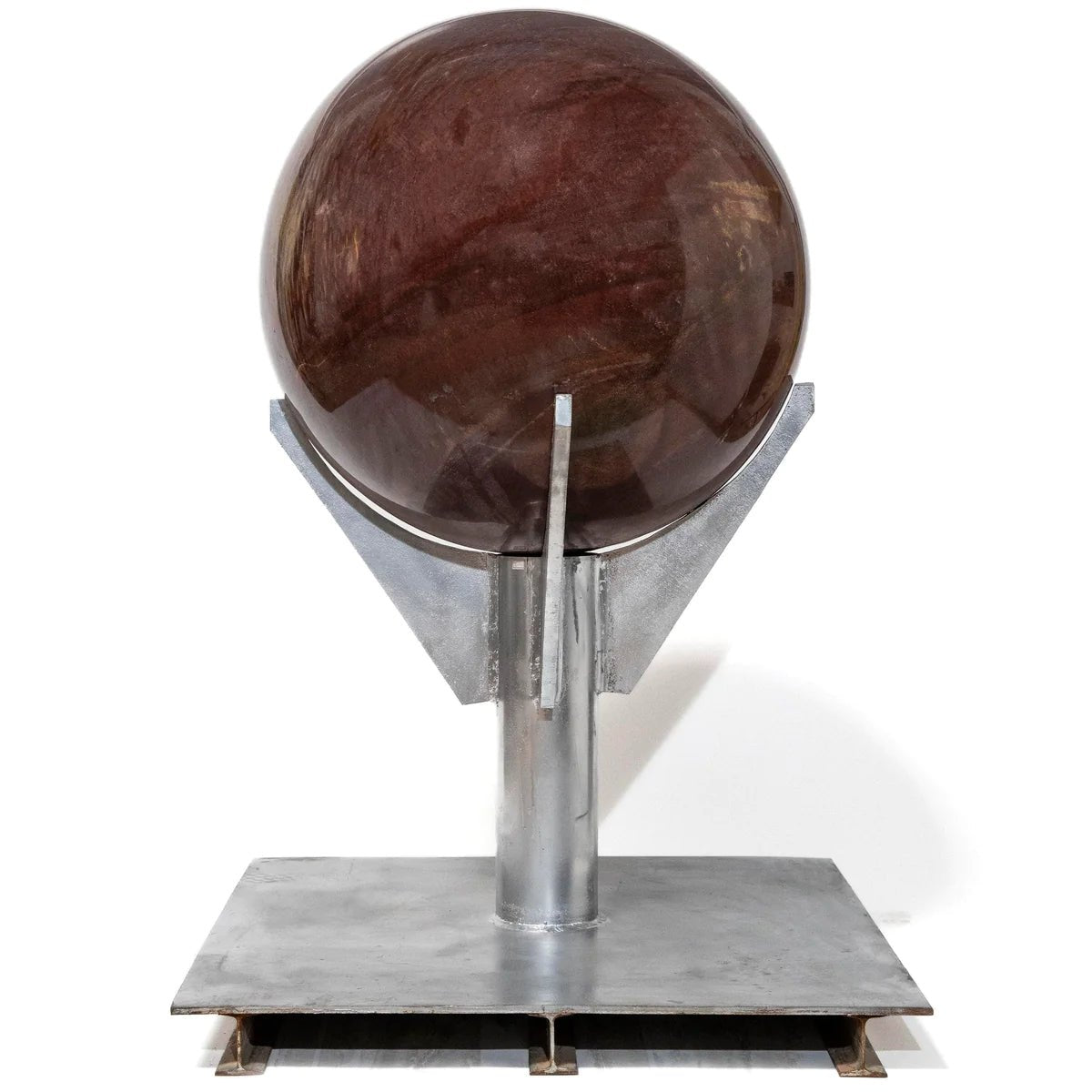 Red Jasper Sphere - 1,320 lbs 30 diameter - Xformerz