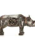 Rhino Inspired Recycled Metal Art Sculpture - Xformerz