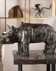 Rhino Inspired Recycled Metal Art Sculpture - Xformerz