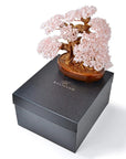 Rose Quartz Bonsai Tree of Life with 1,251 Natural Gemstones - Xformerz