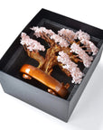 Rose Quartz Bonsai Tree of Life with 1,251 Natural Gemstones - Xformerz